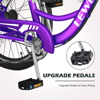 LEWEE 2023 gran oferta triciclo para adultos 7 velocidades bicicletas de tres ruedas 20 pulgadas 24 pulgadas 26 pulgadas triciclo con cesta de carga para hombres y mujeres