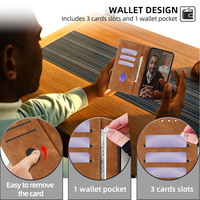Étui portefeuille en cuir à rabat pour téléphone portable Tecno Camon 50 Pro 40 Ultra Pop9 Pova7 avec porte-cartes magnétique pour Spark50 Spark40