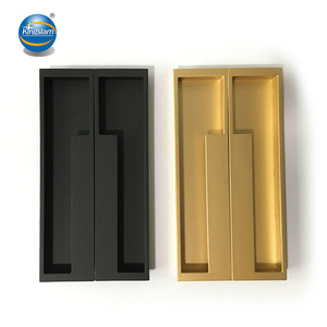 Simple Embedded Zinc Cabinet Handle Hidden Handle Wardrobe Drawer Sliding <strong>Door</strong> for Kitchen Dresser Bedroom Bathroom Living Room - Product Image 2