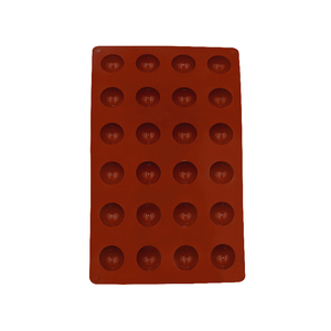 <span class=keywords><strong>Molde</strong></span> Redondo de Silicona de 24 Cavidades, Media Esfera para Pasteles, Gelatina, Pudín, Artículos Hechos a Mano para Uso Doméstico - Product Image 2