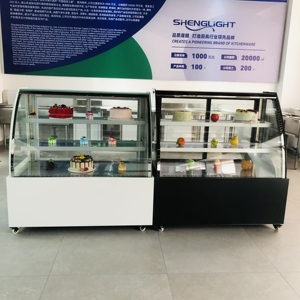 <span class=keywords><strong>Vitrine</strong></span> réfrigérée pour gâteaux à température unique avec porte coulissante arrière et éclairage LED - Product Image 3