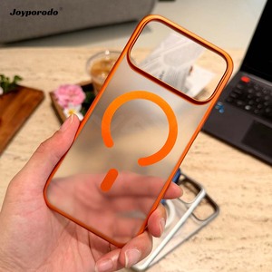 Joyporodo B408 chống sốc Electroplated biên giới Frosted Skin Magnetic trường hợp đối với <span class=keywords><strong>iPhone</strong></span> 11 12 13 14 15 16 17 Pro/Max PC bìa cứng - Product Image 4
