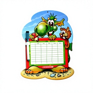 Tableau d'écriture double face pour l'école primaire, anglais et <span class=keywords><strong>math</strong></span>ématiques, vente en gros d'usine, design glamour, film magnétique PET réutilisable - Product Image 4