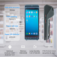 Terminal de escáner de código de barras escáner QR de mano XT8980A con impresora
