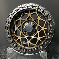 Jantes tout-terrain forgées sur mesure en 6061-T6, noires, avec système Beadlock, bronze mat, 5x150, 6x139.7, 8x170 pour Pickup, Jeep Raptor, Prado, neuves