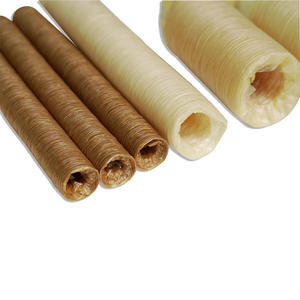 מעטפות קולגן מלאכותיות אכילות איכותיות לסיטונאות עבור נקניקיות, שקופות, קוטר 10-50 מ\\\"מ, אורך 15 מטר - Product Image 4