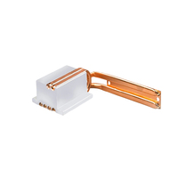 Disipador de Calor de Aluminio para CPU de Mini PC con Tubos de Calor de Cobre, Enfriamiento Pasivo de Bajo Perfil para Sistemas Industriales Integrados