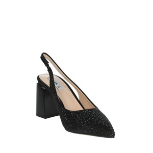 Décolleté da donna nere K-9292 tacco alto pump sandali Slingback con tacchi sottili e punta alta qualità 8cm altezza tacco - Product Image 5