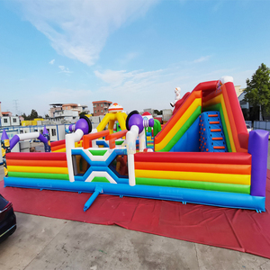 Parque de atracciones inflable gigante de calidad comercial para exteriores, centro de juegos temático para niños. - Product Image 3