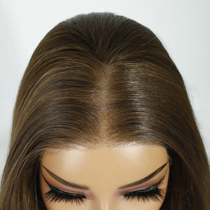 Perruques synthétiques en dentelle de qualité supérieure Kemy, résistantes à la chaleur, avec frontal, perruques synthétiques sensationnelles, fibres naturelles - Product Image 3