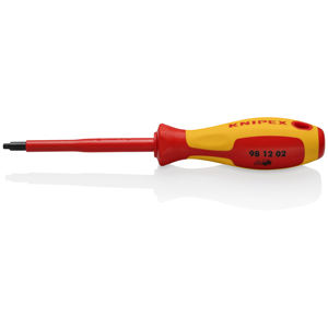 Destornillador KNIPEX 98 12 02 para tornillos Robertson R2, aislado, con mangos con empuñaduras multicomponentes, probado VDE, pulido - Product Image 1