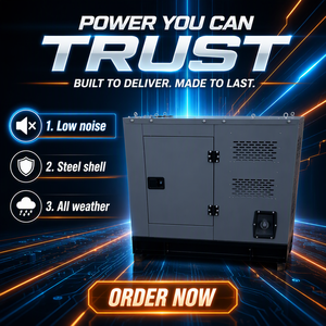 20kW 30kW 50kW <span class=keywords><strong>Richardo</strong></span> Auto-Start Offener Rahmen Hocheffizient Niedriger Kraftstoffverbrauch Leiser Wassergekühlter 50/60Hz Dieselgenerator - Product Image 1
