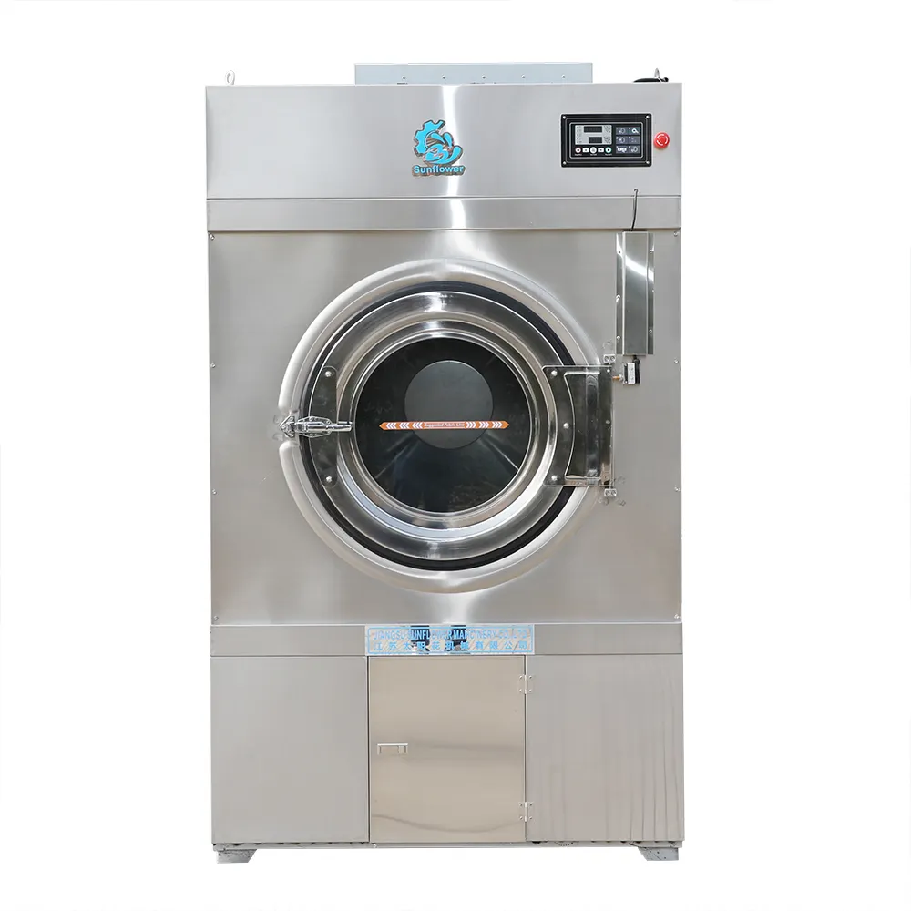 2024 nuevo vapor calentado/eléctrico calentado secado abrigo equipo lavandería ropa secadora 50kgs