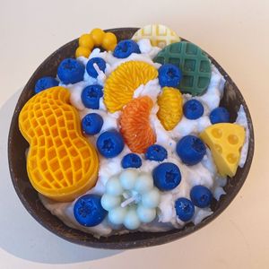 Venta caliente cera de soja velas de cereales hechas a mano aroma personalizado cáscara de coco vela perfumada en tazón de coco - Product Image 6