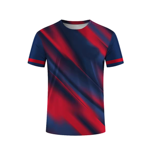 Harga pabrik seragam tenis Streetwear sejuk cepat kering olahraga nyaman sepak bola kain poliester 100% Jersey tenis - Product Image 1