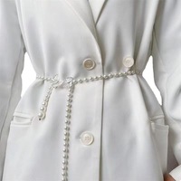 Ceinture Chaîne Multicouches Luxe Tendance, Ceinture de Taille Ajustable Grande Taille, Accessoire Corporel, Ceinture Chaîne Papillon pour la Taille