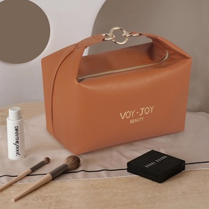 Eco Friendly Fashion PU Leather Travel <b>Toiletry</b> <b>Bag</b> Durable Makeup <b>Bag</b> Custom Logo Makeup <b>Bag</b> - Product Image 3