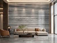 Dalles de marbre bleu Palissandro de luxe polies d'Italie pour murs décoratifs, comptoirs, dessus de meubles de salle de bain, revêtements de sol d'escalier.