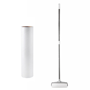 Removedor de Pelos de Cão Ecológico, Rolo Adesivo com Cabo Extensível, Capa de Poeira e Folha Plástica para Roupas - Product Image 5