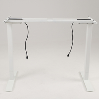 2JRF2 Bureau sur pied électrique à double moteur personnalisé, réglable en hauteur, table de bureau à domicile au design moderne avec montage facile