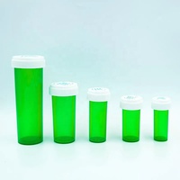 Frascos de Plástico con Tapa Reversible a Prueba de Niños para Píldoras, Hierbas y Medicamentos Recetados, 6DR, 8DR, 10DR, 13DR, 16DR, 20DR, 30DR, 40DR, 60DR, 120DR