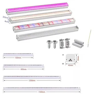 Barato T12 Full Spectrum LED Grow Light Bar 25W para Luz de Agricultura Vertical Alumínio Guangdong Quantum Board 120w Nanolux-20-40