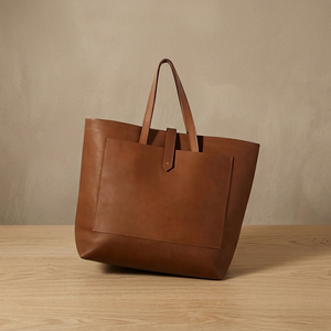 Sac à main décontracté pour femme en cuir véritable, best-seller, avec fermeture éclair antivol, deux sangles d'épaule, léger et durable - Product Image 6