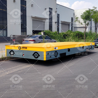Carro de Transferencia Eléctrico sin Rieles, Operado por Batería, para Transporte de Carga en Estructuras de Acero Moldeado