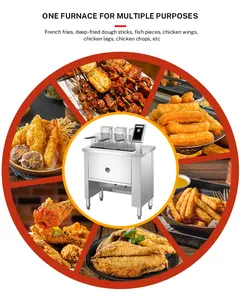High Quality Stainless Steel Big Power Easy To Operation 4l Small Capacity Electric Air Fryer Machine For Restaurant