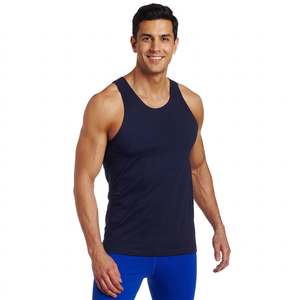 Débardeurs de sport de qualité supérieure, débardeurs de musculation, coton, fibre de coton, gilets de sport, débardeurs d'entraînement pour homme, prix de gros, service OEM - Product Image 1