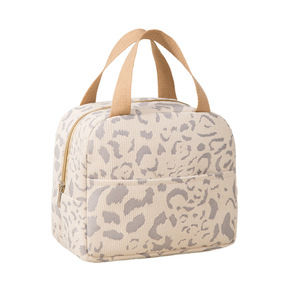 Sac à lunch isotherme à motif de peinture à l'encre, avec tissu imperméable et doublure épaisse pour le rangement en voyage - Product Image 5