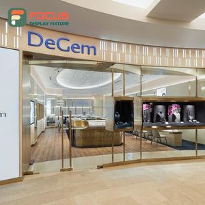 Exhibidor de Joyería Minimalista, Panel de Vidrio Templado, Mostrador de Joyería para Centro Comercial - Product Image 6