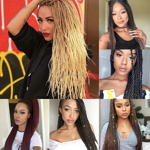 <span class=keywords><strong>Tresses</strong></span> sénégalaises pré-bouclées fines de 14, 18 et 22 pouces, cheveux à crocheter, extensions de cheveux à tresser - Product Image 2