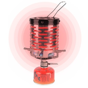 Mini Stufa da Campeggio Portatile in Acciaio Inox, Riscaldatore per Tenda Invernale, Attrezzatura per Riscaldamento Portatile da Campeggio - Product Image 1