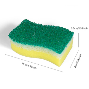 <span class=keywords><strong>Spugna</strong></span> per Lavaggio Piatti a Doppio Strato con Filtro Adesivo Gradiente, Schiuma Ricca e Assorbente per Cucina - Product Image 5