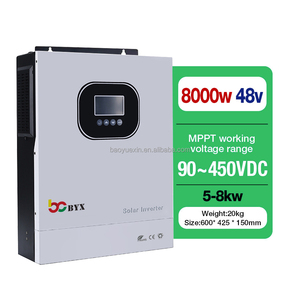 Inversor Solar Híbrido de 10kw, Inversor de 1KW a 12KW, 48V, 24V, 12V, MPPT, Onda de Onda Sinusoidal de Salida Única Dual, Inversor de Coche - Product Image 1