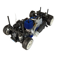 Voiture de course RC Lehoo VRX 1/10 4WD 2.4G à deux vitesses, propulsion nitro, tout-terrain, contrôlée par application, prête à rouler, 50-65 km/h