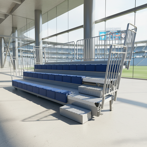 Système de sièges rétractables télescopiques pour théâtres, écoles, hôtels, utilisation multifonctionnelle en arène, électrique/manuel - Product Image 2