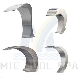 Stainless Steel Indoor Waterfall <strong>for</strong> Spa <strong>Pools</strong> and Children's <strong>Pools</strong> <strong>Garden</strong> Water Spillway Fountain <strong>for</strong> Swimming <strong>Pool</strong> - Product Image 1