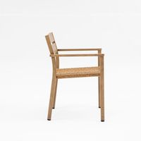Ensemble de salle à manger de jardin moderne Uland Guangdong, mobilier de détente extérieur imperméable pour balcon, chaises et table en rotin