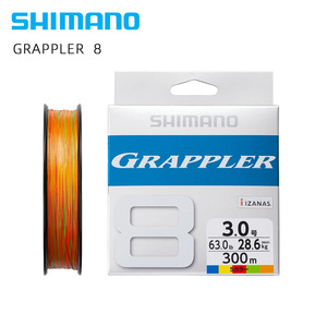 สายเบ็ดตกปลา Shimano Grappler 8 Strand PE Line 300ม. 5 สี สายถักความแข็งแรงสูง สำหรับตกปลาทะเลด้วยเหยื่อปลอม - Product Image 3