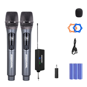 Microphone sans fil universel multifonctionnel en gros, filtre de microphone, type condensateur, réduction du bruit, fabriqué en métal et en plastique - Product Image 1