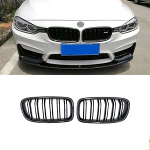 Pour Série 3 F30 2012-2018, Grille d'admission en fibre de carbone, Grille de pare-chocs avant, Décoration, Modification - Product Image 1