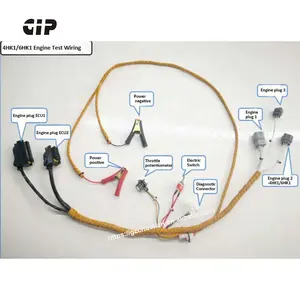 Construction machinery parts diesel engine test cable 4HK1 6HK1 engine test wiring harness