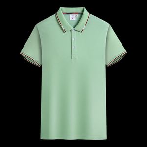 Design Wholesale Plain Short Sleeve Polo <b>Shirts</b> 60% Cotton + 35% Lyocell Cotton Custom Logo Moisture Wicking Polo <b>Shirt</b> - Product Image 2