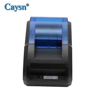 Printer mini Portabel 2 inci Bluetooth, Printer Thermal POS 58, Printer nirkabel, mendukung laci uang