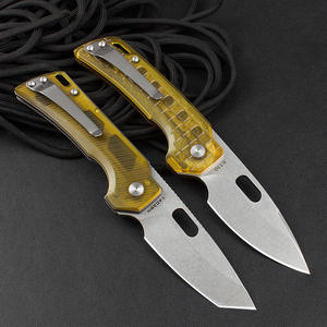 سكين جيب قابلة للطي متعددة الوظائف محمولة للتخييم في الهواء الطلق من الفولاذ 14c28n عالي الصلابة للهدايا - Product Image 2