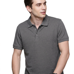 เสื้อโปโลผู้ชายคุณภาพสูงจากโรงงานโดยตรง รับผลิตตามสั่ง สีและดีไซน์ตามต้องการ ขายส่ง รับผลิตแบบ OEM - Product Image 1