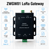 Módulo LoRa 433/868/915MHz, Gateway Modbus TCP RTU, Transceptor RF Inalámbrico para PLC, SCADA, IoT, Automatización Industrial, Protocolo MQTT