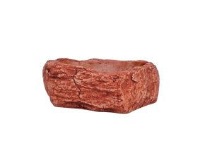Maceta de <span class=keywords><strong>resina</strong></span> con aspecto de piedra, maceta para jardín exterior, maceta <span class=keywords><strong>rectangular</strong></span> con textura de roca natural para decoración de patio y jardín. - Product Image 4